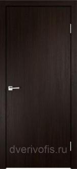 Дверь экошпон венге с притвором - облегчённая